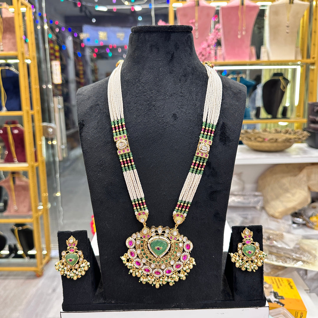 Usha Long Rajwadi Necklace
