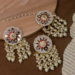 Load image into Gallery viewer, Latkan Mirror Earrings With Teeka
