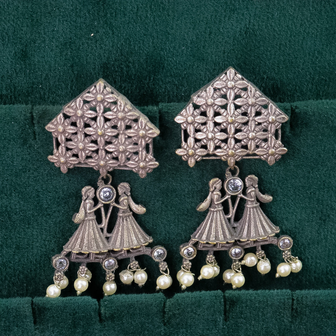 Rahul  Brass Earrings