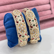 Jannat Moissianite Openable Kada - White