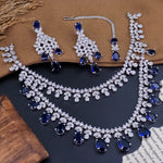 Load image into Gallery viewer, Tara Sutaria Inspired Layered Set- Royal Blue
