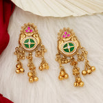 Load image into Gallery viewer, Sonam Kashmiri Heritage Earrings With Ghungroo Latakan