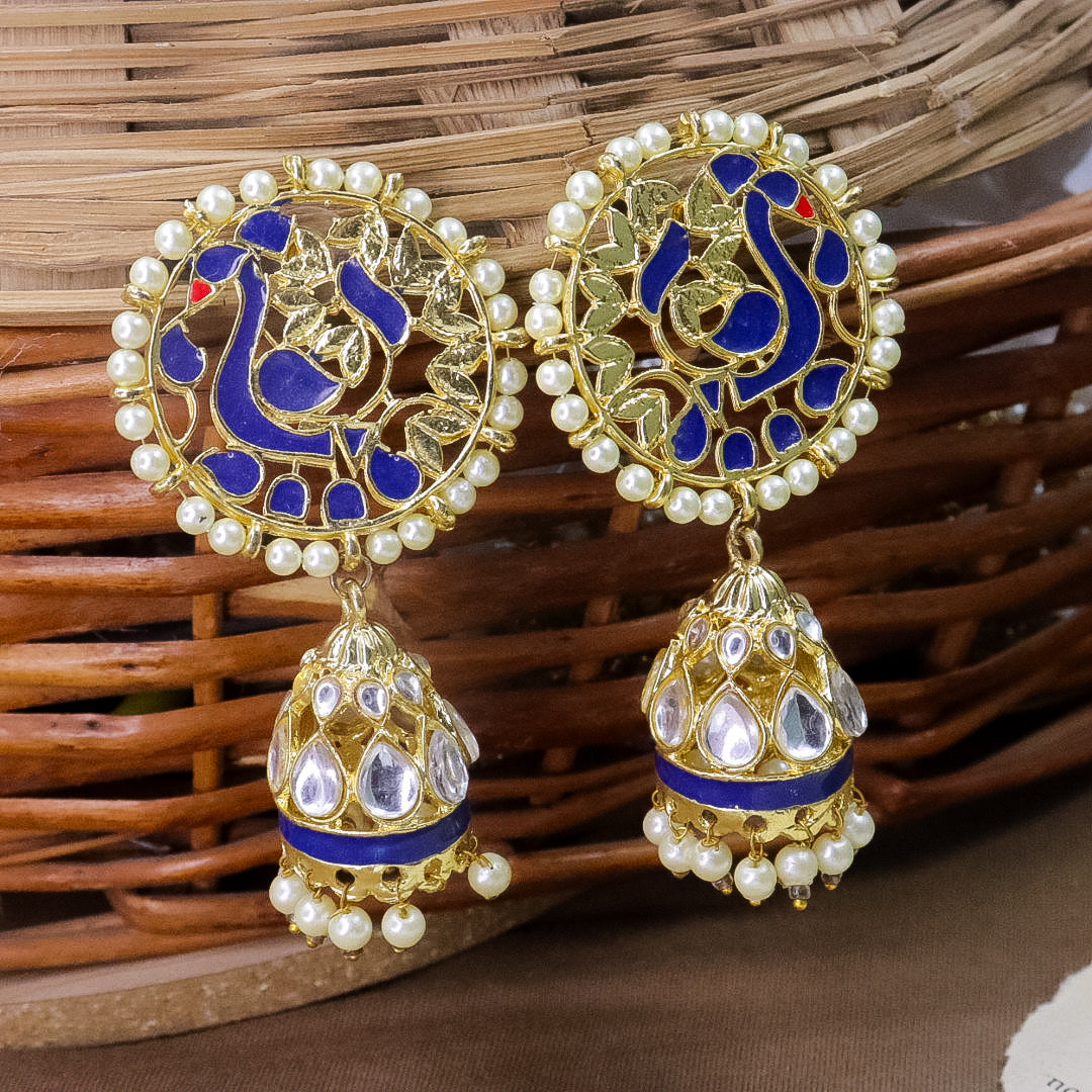 Peacock Jhumka