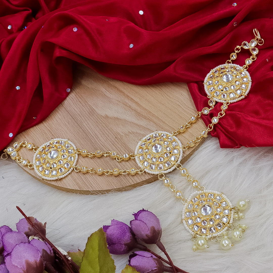 Heavy Kundan Sheeshpati