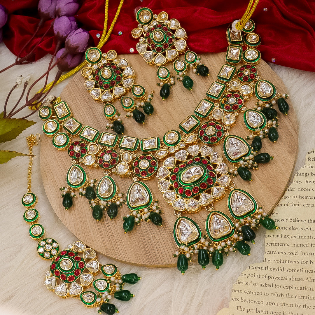 Tanii Premium Polki Necklace