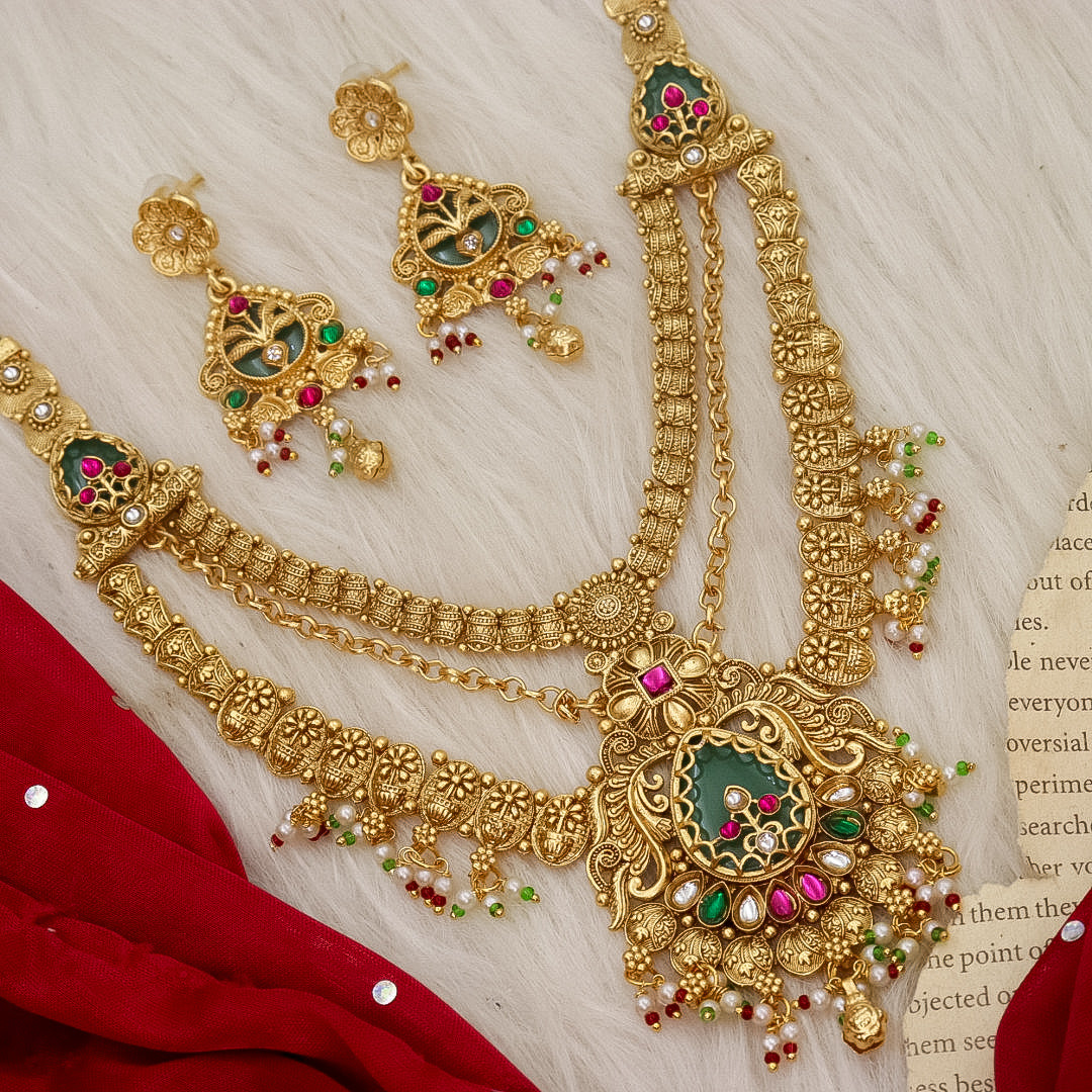 Shilpa layered Heritage  Necklace