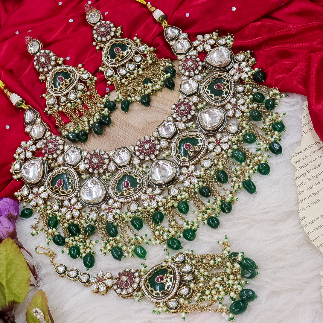 Laina Polki Semi Bridal Necklace