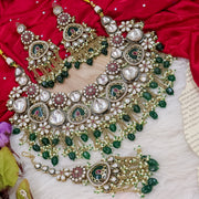 Laina Polki Semi Bridal Necklace