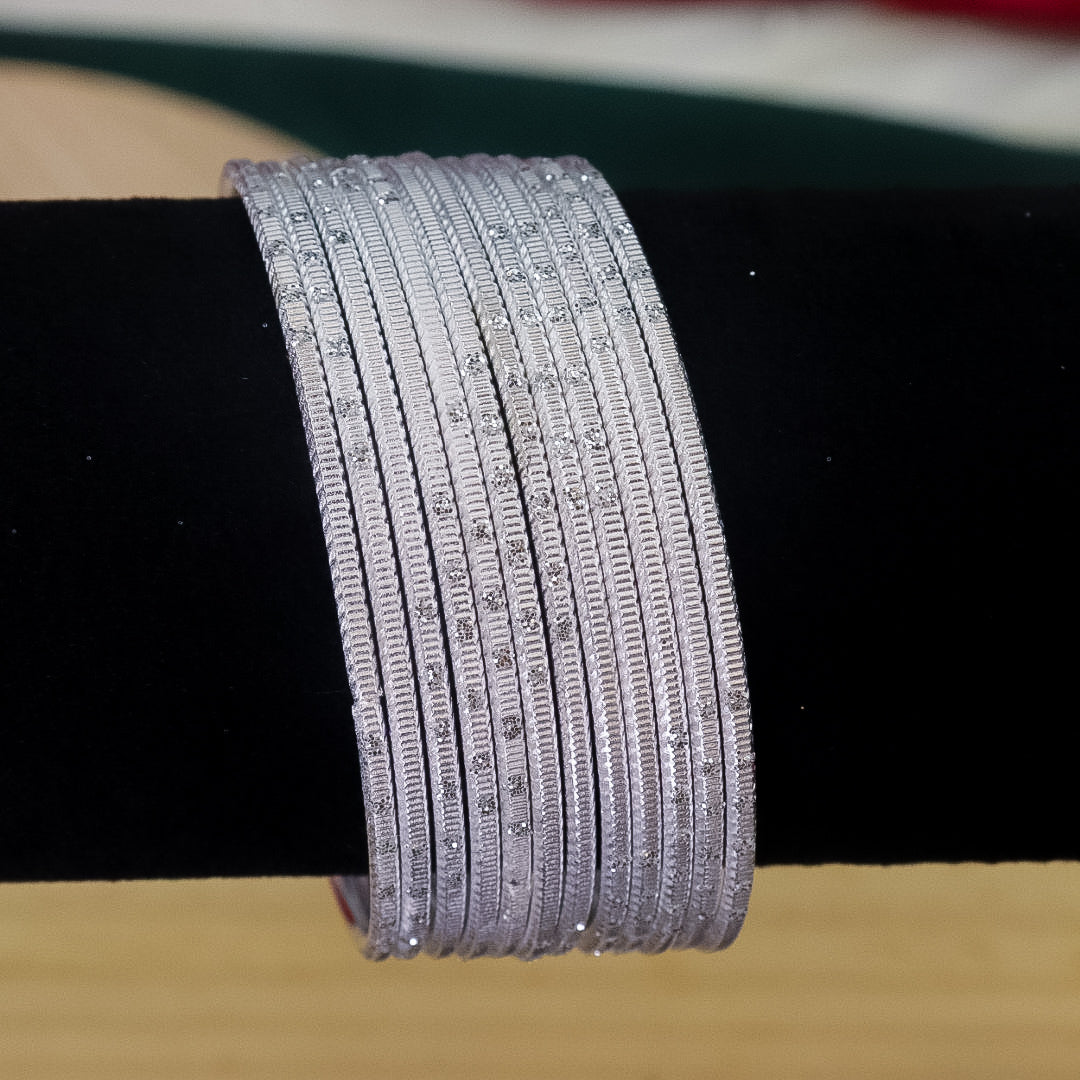 Vamila Shimmer Metal Bangles (Dozen)