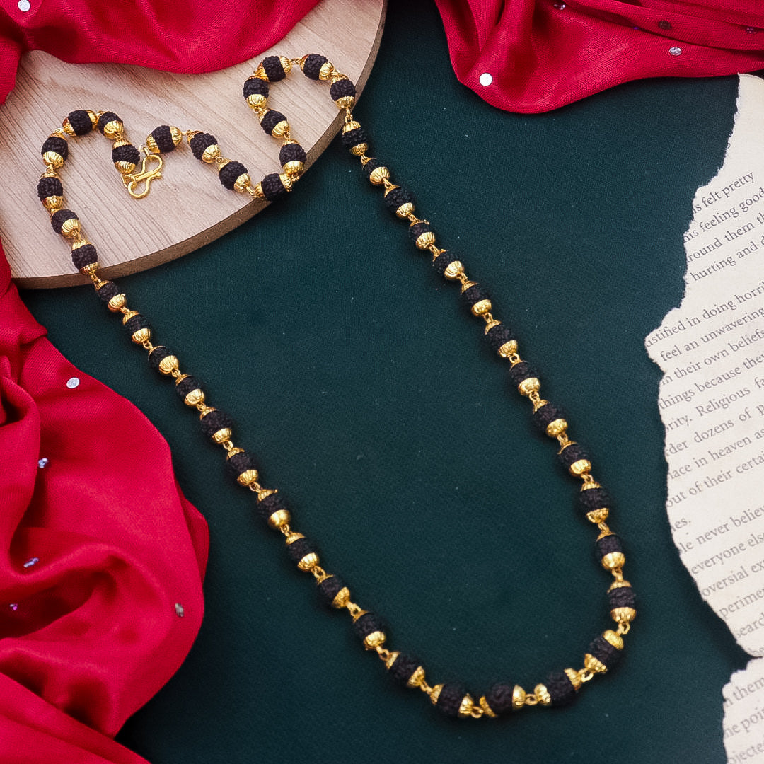 Black Moti Long Chain