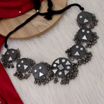 Load image into Gallery viewer, Black Polish Mirror Choker