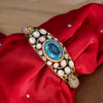 Load image into Gallery viewer, Trending Moissante Designer Kada- Turquoise