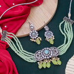Load image into Gallery viewer, Moissante Choker- Mint