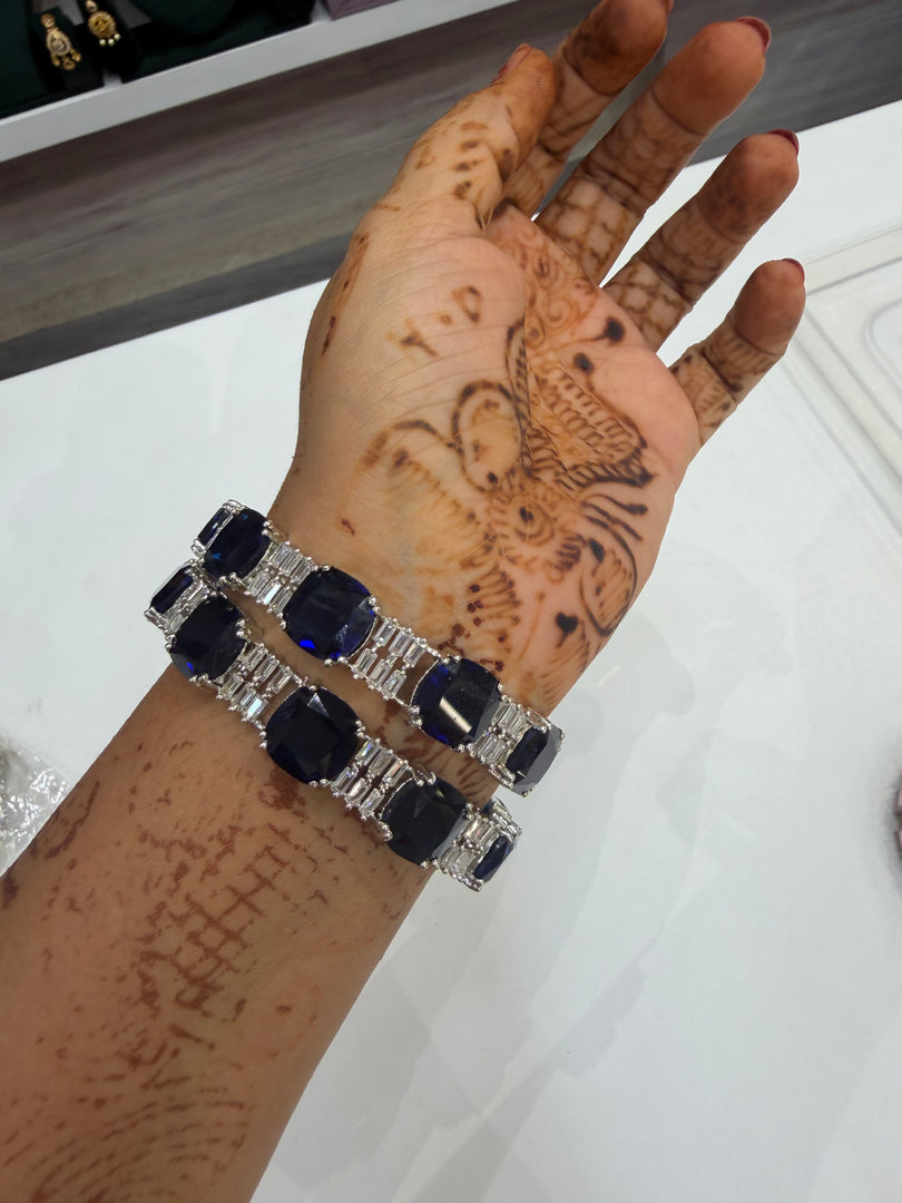 Royal Blue Stone AD Kada