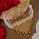 Load image into Gallery viewer, Sushmita Jhalar Rajwadi Set
