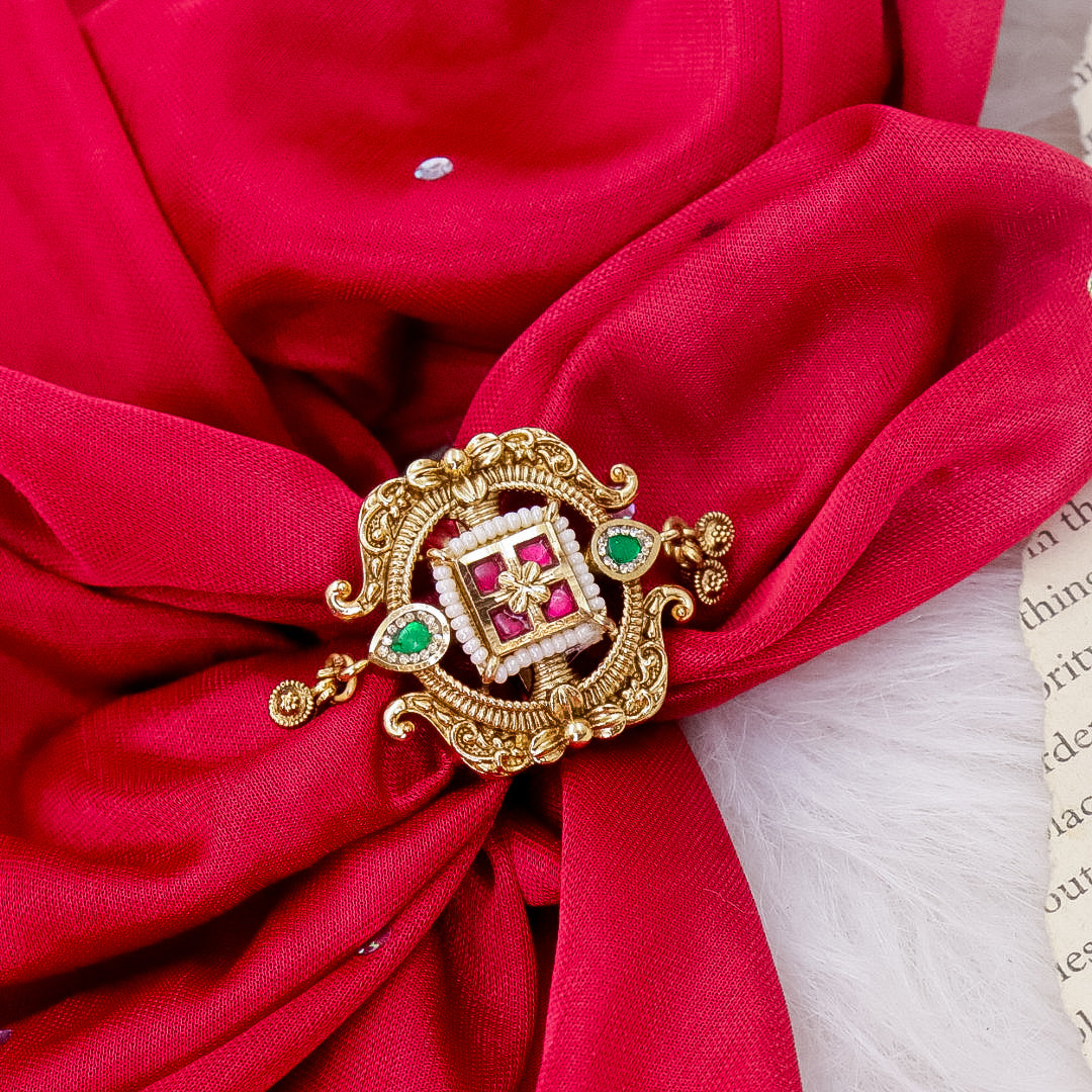 Viha Swaroski Brass Ring