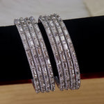 Load image into Gallery viewer, Diamond Bangles Set Of 8