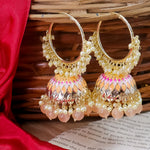 Load image into Gallery viewer, Jimmy Meenakari Hoop Jhumka
