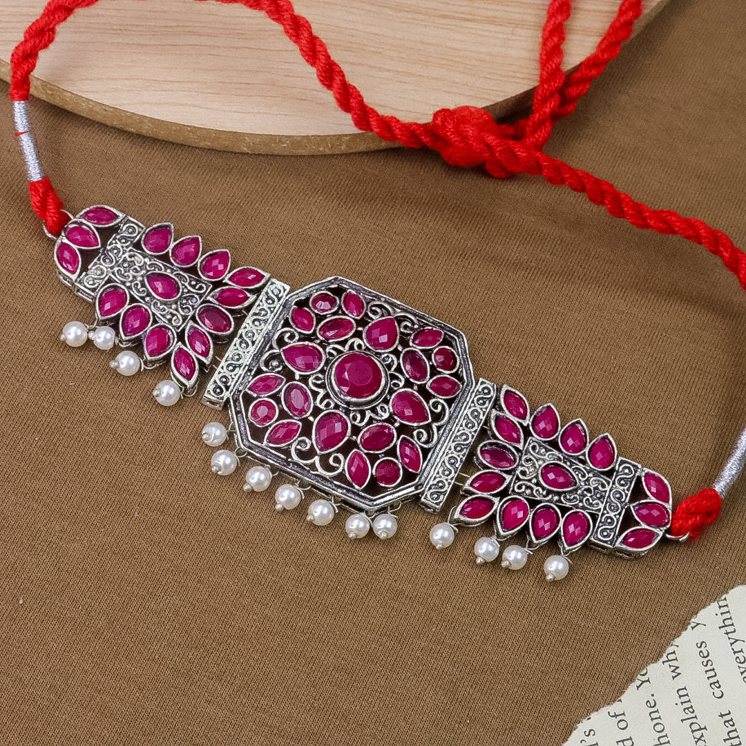 German Silver Choker