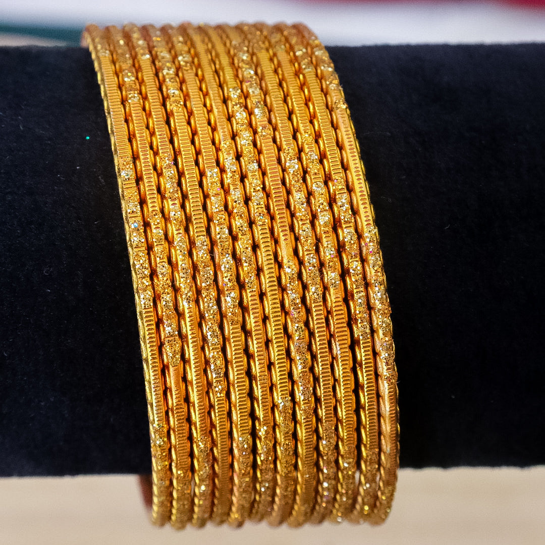 Vamila Shimmer Metal Bangles (Dozen)