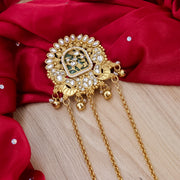 Ananya Heritage Hair brooch With Long Latakan