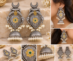Load image into Gallery viewer, Ayushi Brass Jhumka