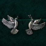 Load image into Gallery viewer, Silver Bird Stud