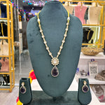 Load image into Gallery viewer, Pari Long Polki Necklace
