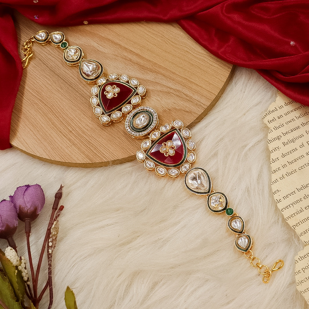 Ravina Kundan Polki Sheeshphool