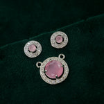 Load image into Gallery viewer, Celebrity Inspired AD Mangalsutra With Earrings + Mangalsutra Chain