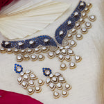 Load image into Gallery viewer, Celebrity Inspired Moissianite Necklace - Royal Blue
