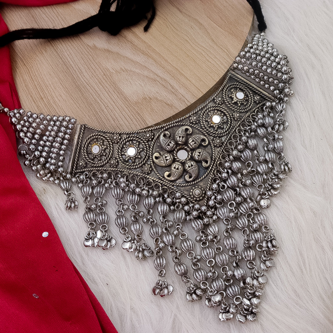 Dhan Oxidise Choker