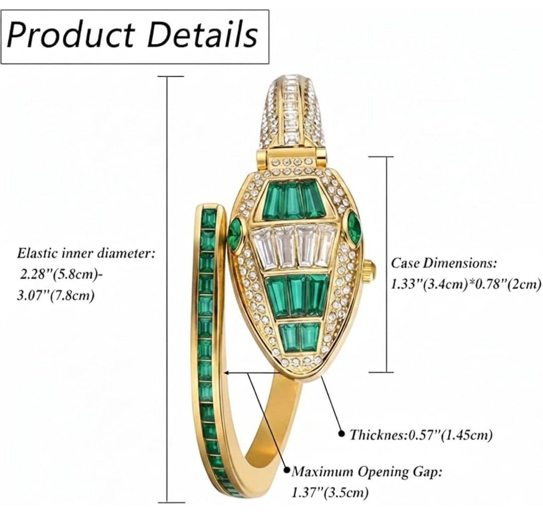 Designer Snake Watch Bracelet