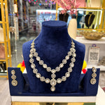 Load image into Gallery viewer, Santa 2 Layer Moissianite Necklace
