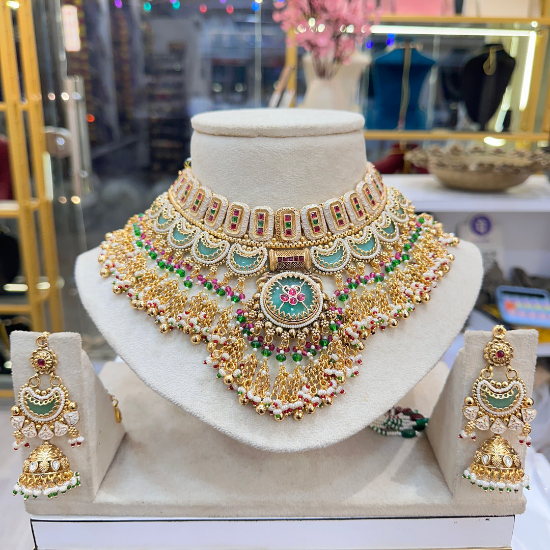 Naini Semi Bridal Heritage Choker