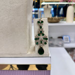Load image into Gallery viewer, Emerald Victorian Diamond Necklace
