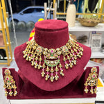 Load image into Gallery viewer, Sashi Rajwadi Semi Bridal Choker
