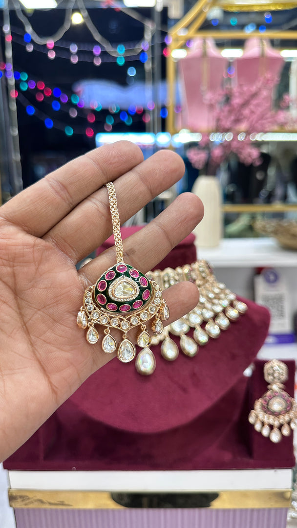 Anita Semi Bridal Moissianite Choker Set