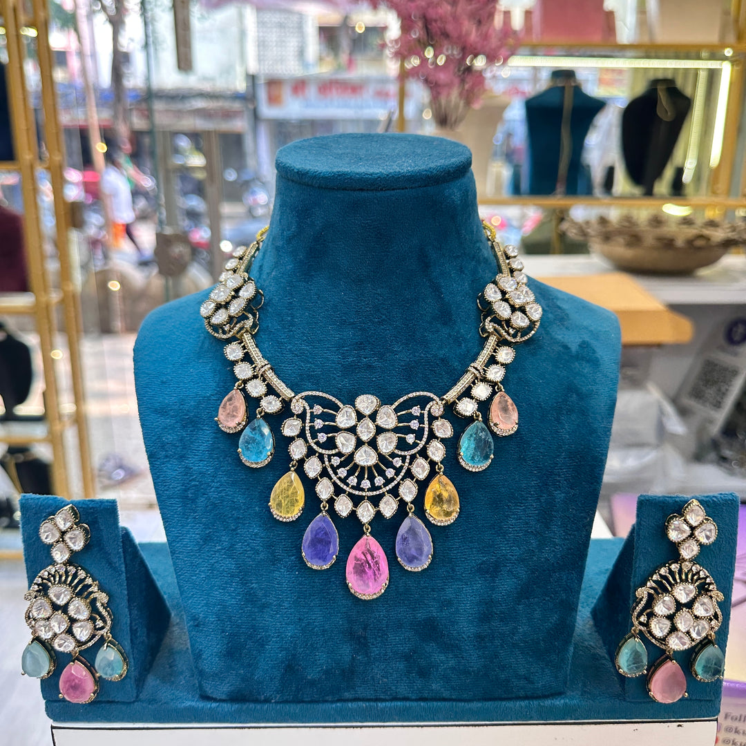 Dipti Moissianite Choker Set