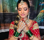 Load image into Gallery viewer, Barbie 3 Fingers Kundan Hath Panja
