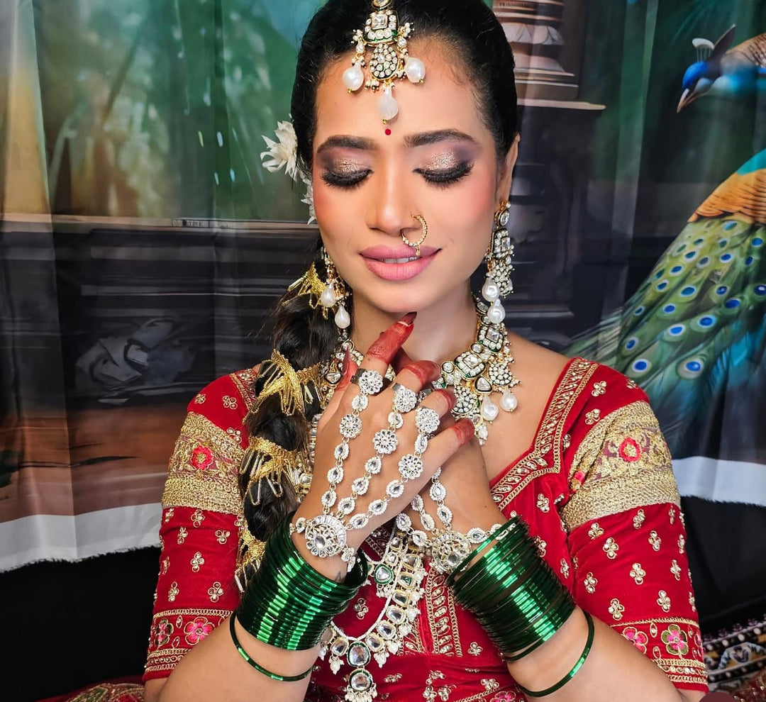 Barbie 3 Fingers Kundan Hath Panja