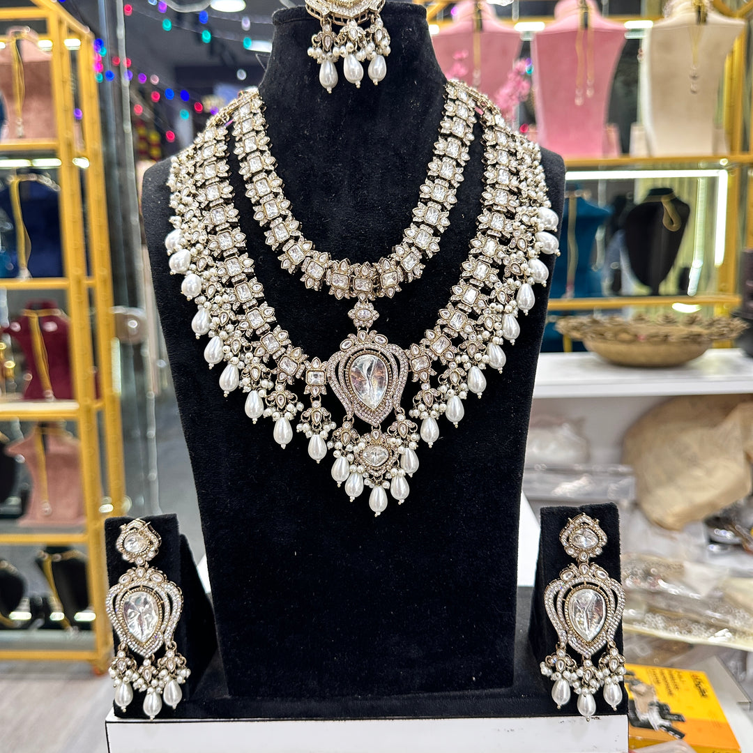Kusum 2 Layer Semi Bridal Necklace