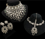 Load image into Gallery viewer, Sufi Semi Bridal Kundan Choker - Dark Green
