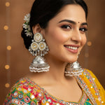 Load image into Gallery viewer, Shanu Brass Jhumka with Ghungroo
