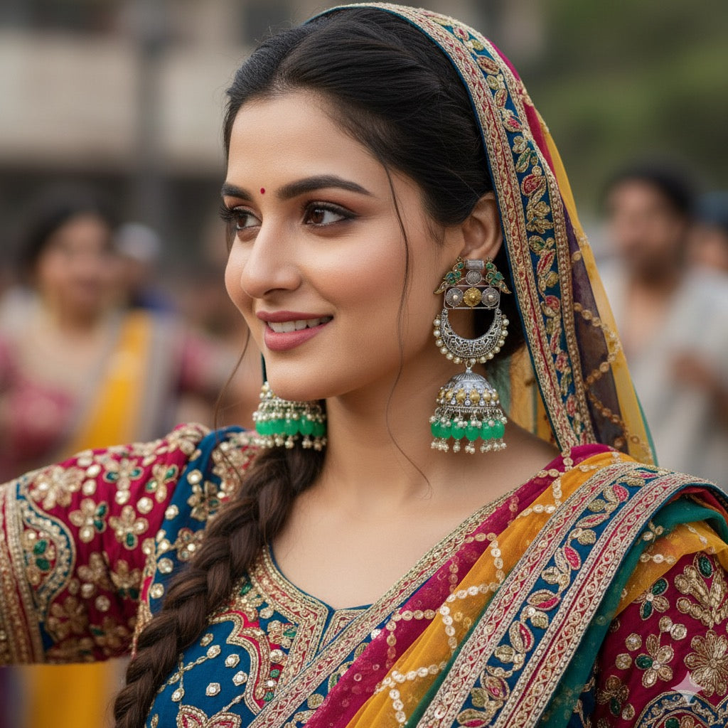Laina  Premium Brass Jhumka