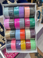Load image into Gallery viewer, 24 Colours Albela Metal Bangles (12 Bangles Each Colour)