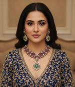 Load image into Gallery viewer, Designer Khanak Moissianite Necklace
