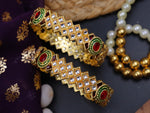 Load image into Gallery viewer, Indira Kundan Bangles (1 Pair)
