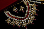 Load image into Gallery viewer, Samanvi 3 Layer Kundan Choker With Back Meenakari
