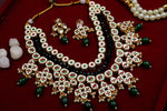 Load image into Gallery viewer, Samanvi 3 Layer Kundan Choker With Back Meenakari
